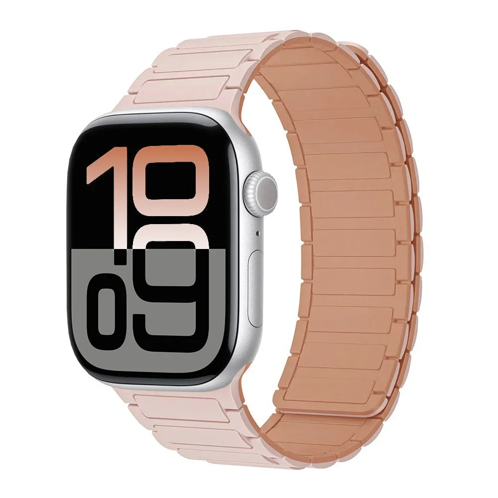 New Magnetic Silicone band for Apple Watch band Ultra 3 2 49mm 11 10 46mm 42mm band Belt Apple Watch 9 8 7 6 5 SE 45mm 41mm 44mm