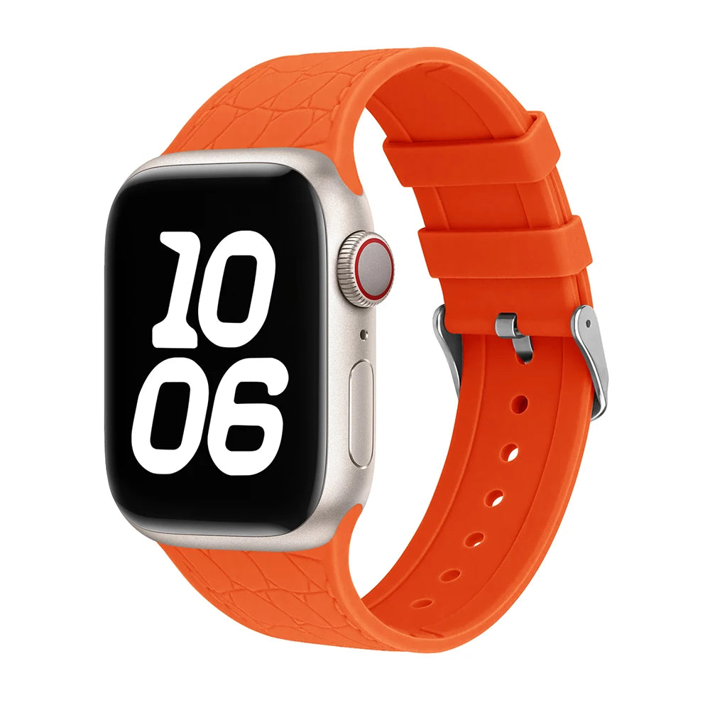 Silicone band for Apple Watch band 46mm 40mm 44mm 41mm 45mm 42mm band Correa Apple Watch Series 10 SE 9 8 7 6 5 3 Ultra 2 49mm