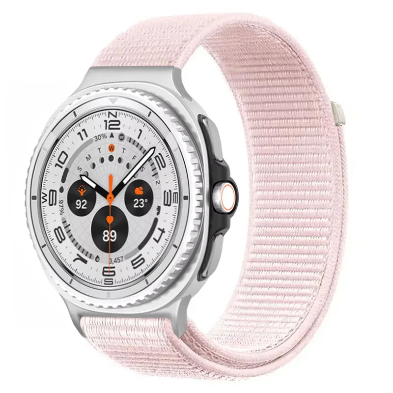 Official Nylon Strap For Samsung Galaxy Watch 8 40mm 44mm Metal Connecting Wristband Bracelet Samsung Galaxy 8 Classic 46mm Band