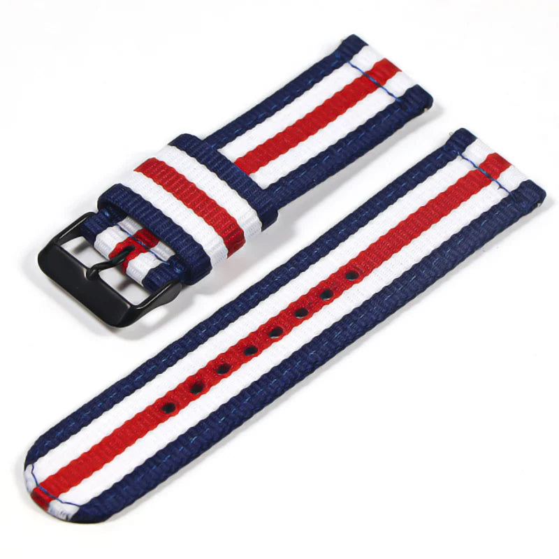 22mm Nylon watch strap For Samsung Galaxy watch 46mm 42mm Active2 Active1 Gear S3 frontier Sports nylon bang