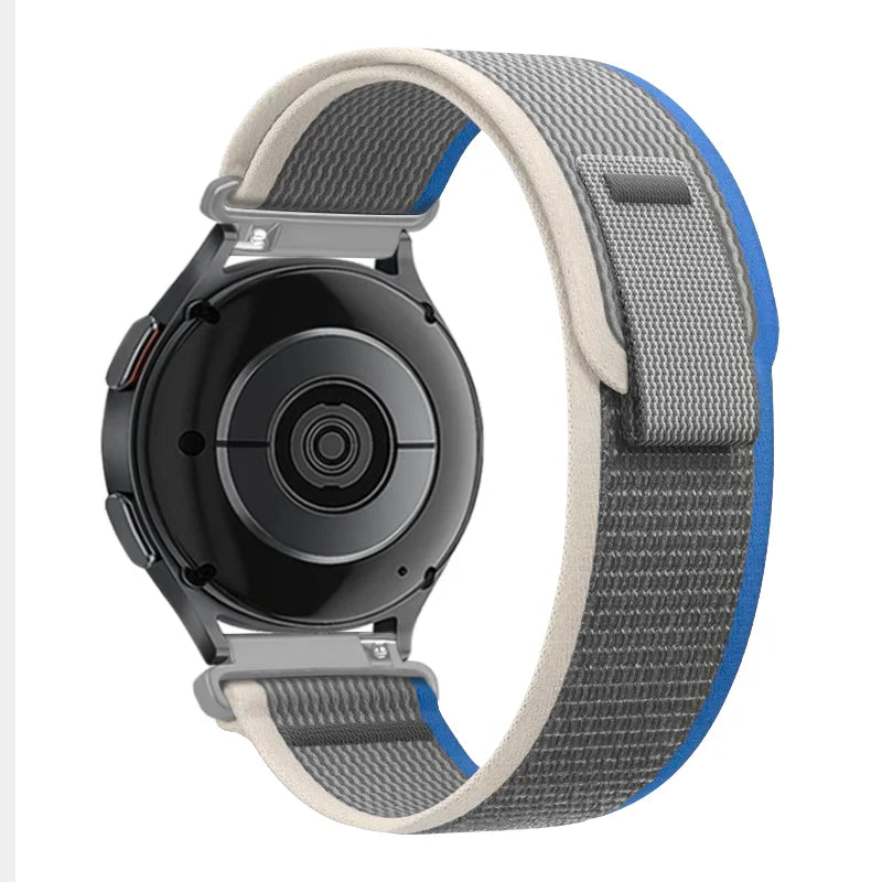 22mm 20mm Nylon Loop Strap for Samsung Galaxy Watch 7 6 5 4 3/Garmin 970 Bracelet Correa Band for Huawei Watch 5 GT5-4 Pro 46mm