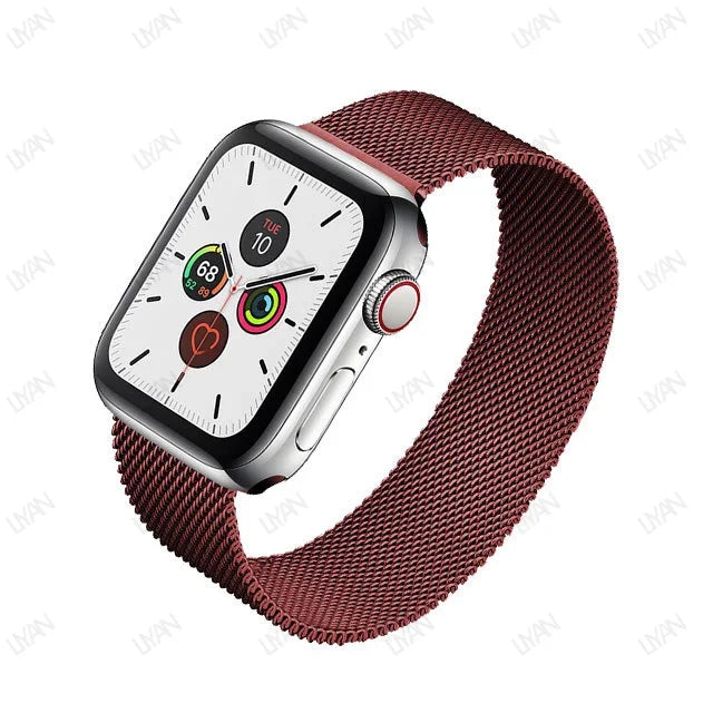 Milanese Loop for Apple Watch band 44mm 45mm 40mm 41mm 46mm 42mm pride band Apple Watch Series 9 8 7 6 SE 5 4 10 Ultra 2 49mm band
