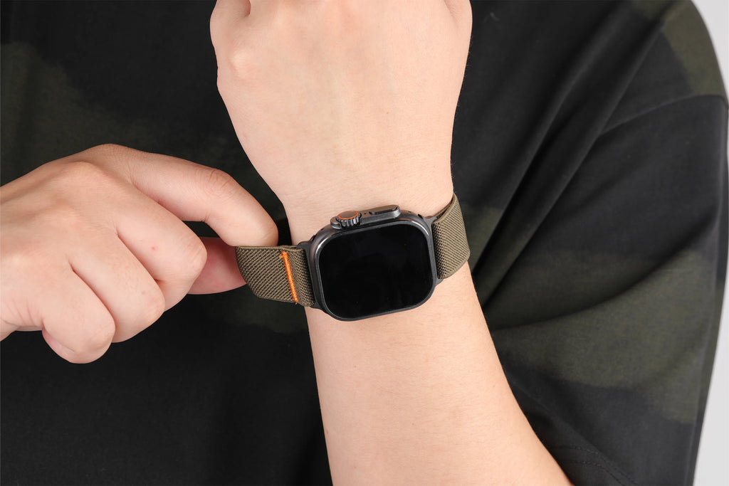 Magnetic band For Apple Watch Ultra 2 band 49mm 45mm 46mm 44mm 42mm Nylon Sport Correa band Apple Watch Series 10 9 8 7 6 5 SE