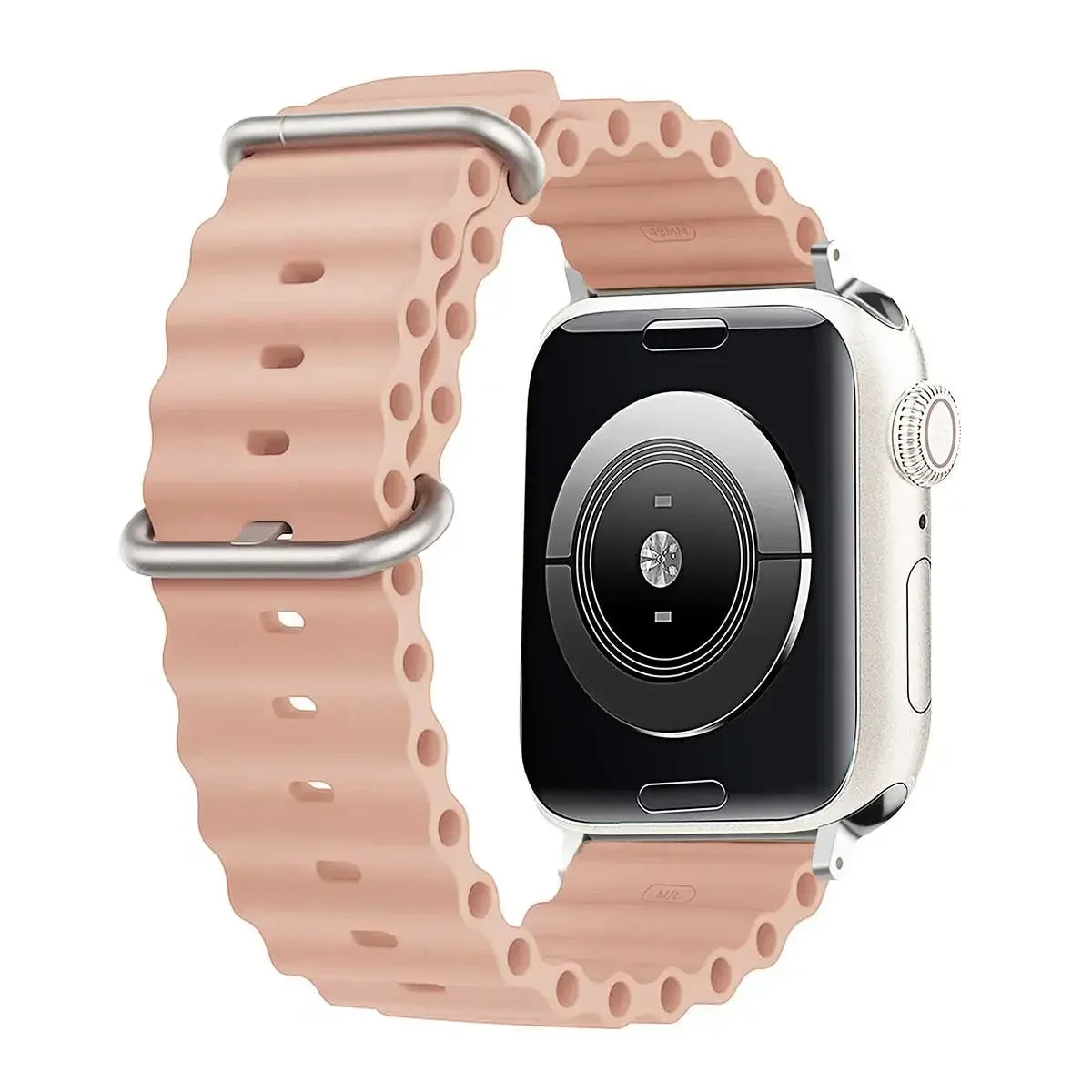 Silicone Ocean band for Apple Watch band Series Ultra 9 8 7 6 5 4 10 SE Apple Watch band 42mm 44mm 45mm 49mm 40mm 41mm 46mm band