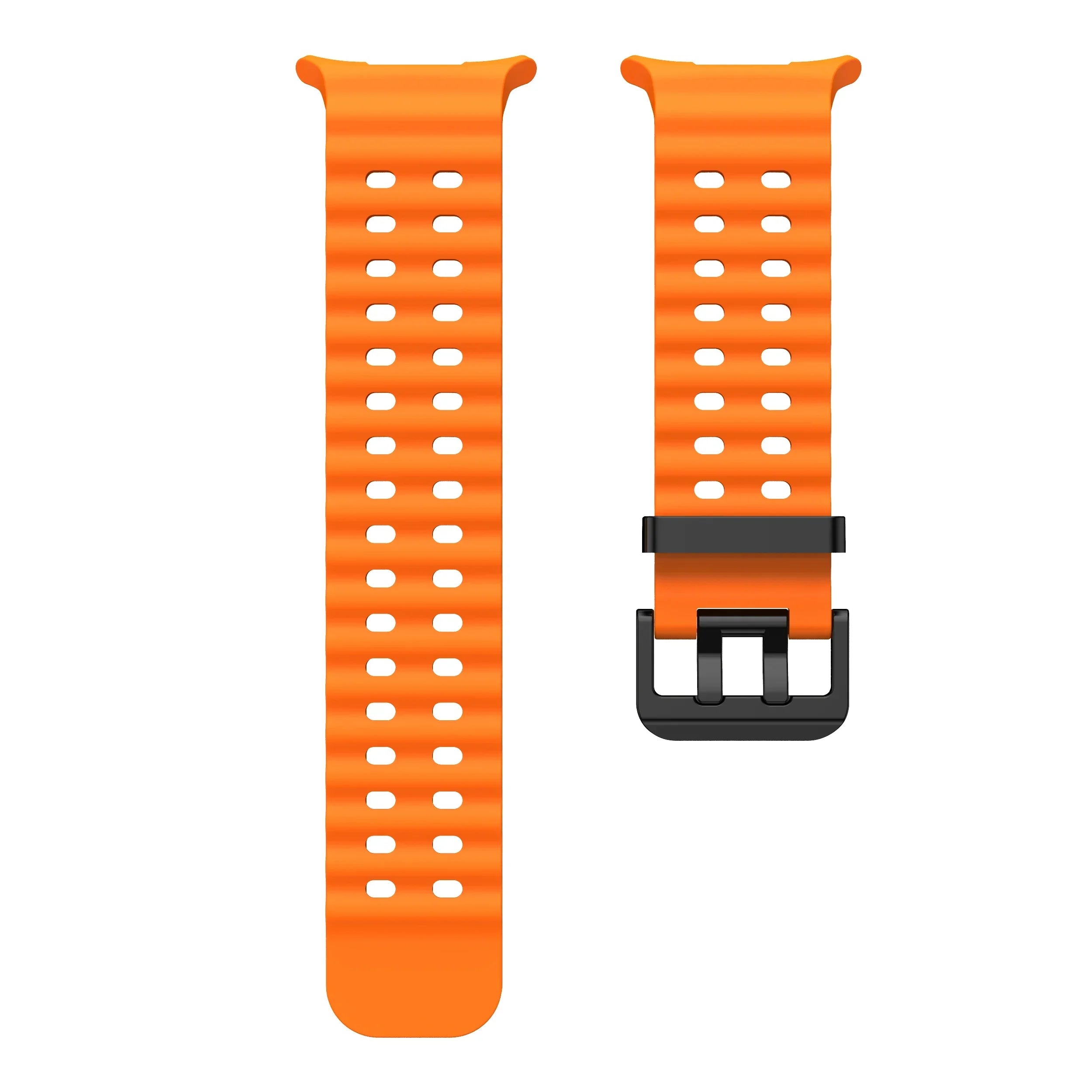 Marine Band For Samsung Galaxy Watch ultra 2025/7 ultra Accessories Two color Sport silicone Bracelet Galaxy Watch ultra Straps