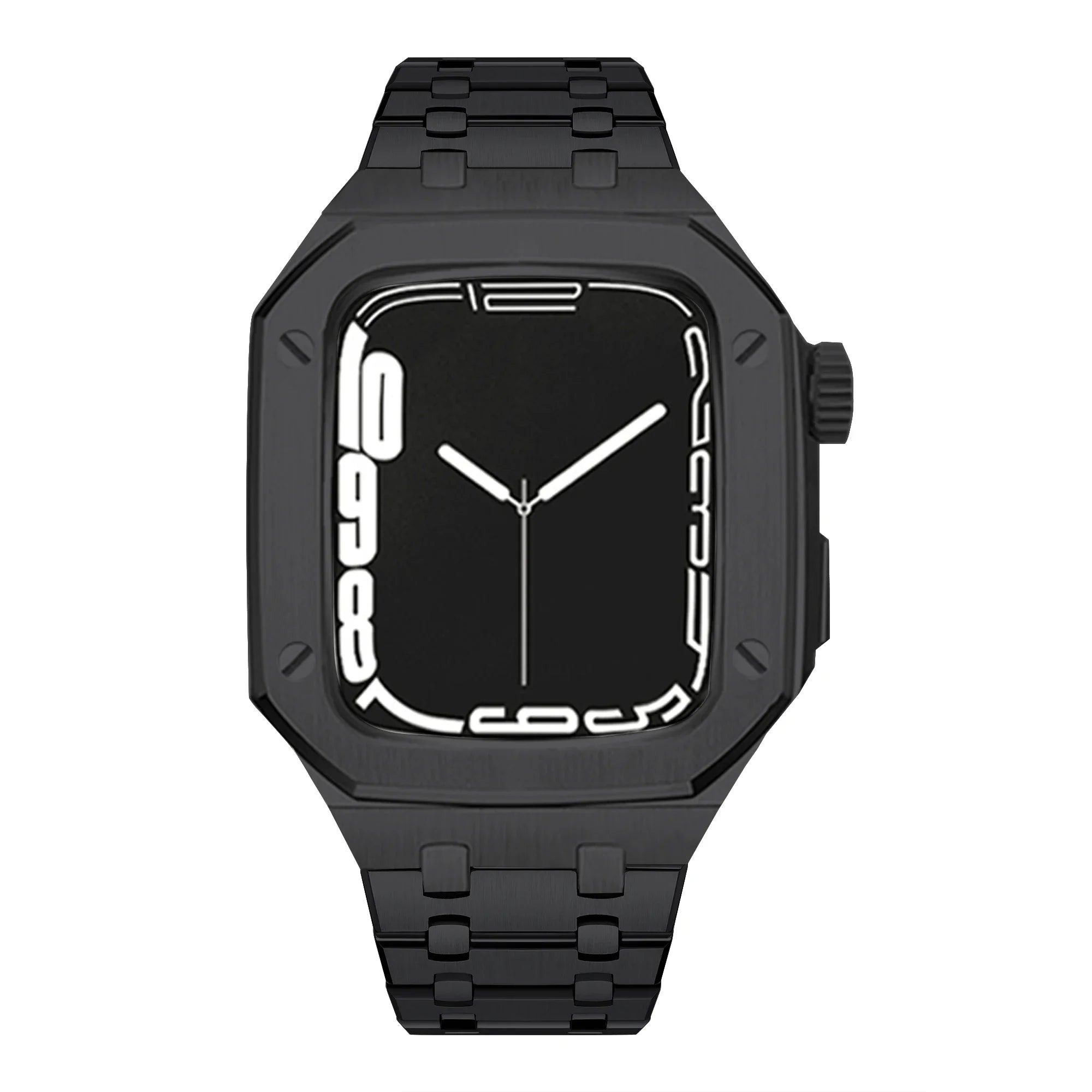 Luxury Stainless Steel Modification Mod Kit for Apple Watch 10 9 8 7 46mm 45mm 41mm metal Bezel Frame for Apple Watch Series 6 5 4 SE