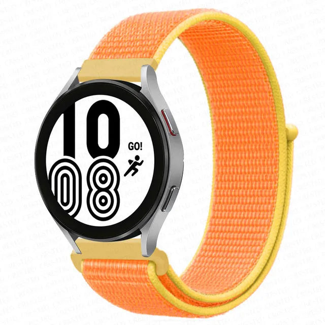 Nylon Loop Band For Samsung Galaxy Watch 6 4 7 classic/5 Pro/active 2/Gear S3 20mm/22mm Bracelet Huawei watch GT 2e 3 pro strap