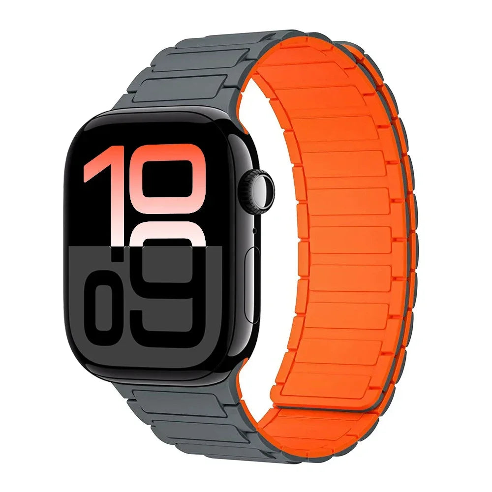 Magnetic Silicone band for Apple Watch band Ultra3 2 49mm band Apple Watch 11 10 46mm 42mm 9 8 7 6 5 SE 45mm 41mm 44mm 40mm Belt