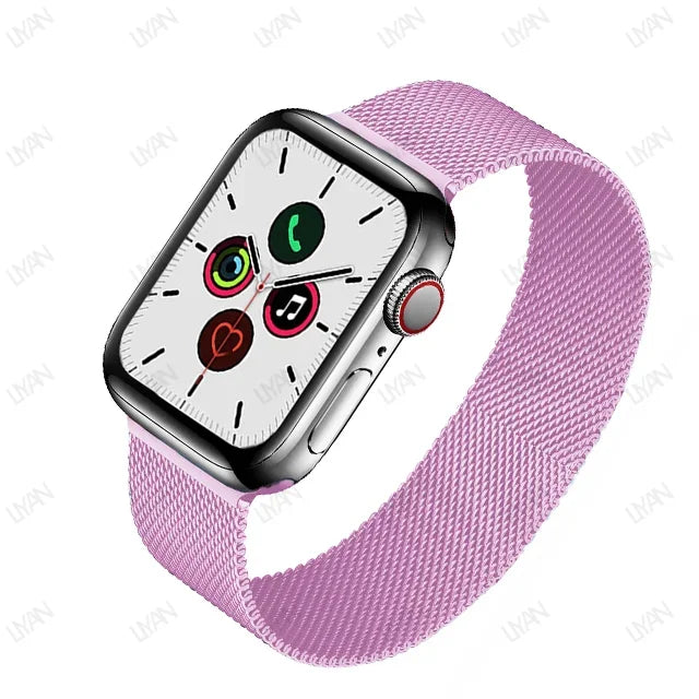 Milanese Loop for Apple Watch band 44mm 45mm 40mm 41mm 46mm 42mm pride band Apple Watch Series 9 8 7 6 SE 5 4 10 Ultra 2 49mm band