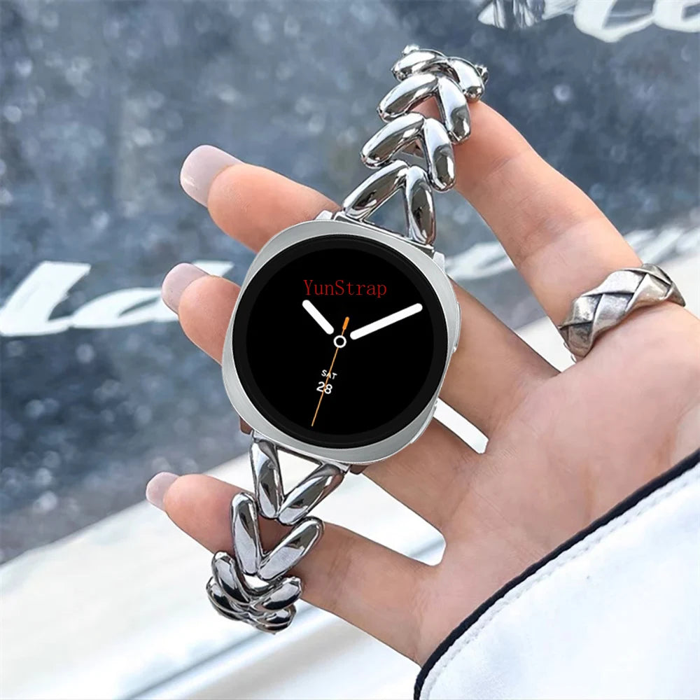 Samsung Galaxy Watch 8 8Classic Ultra Strap Love Metal V Shaped Bracelet Galaxy 8 40mm 44mm 46mm 47MM Band