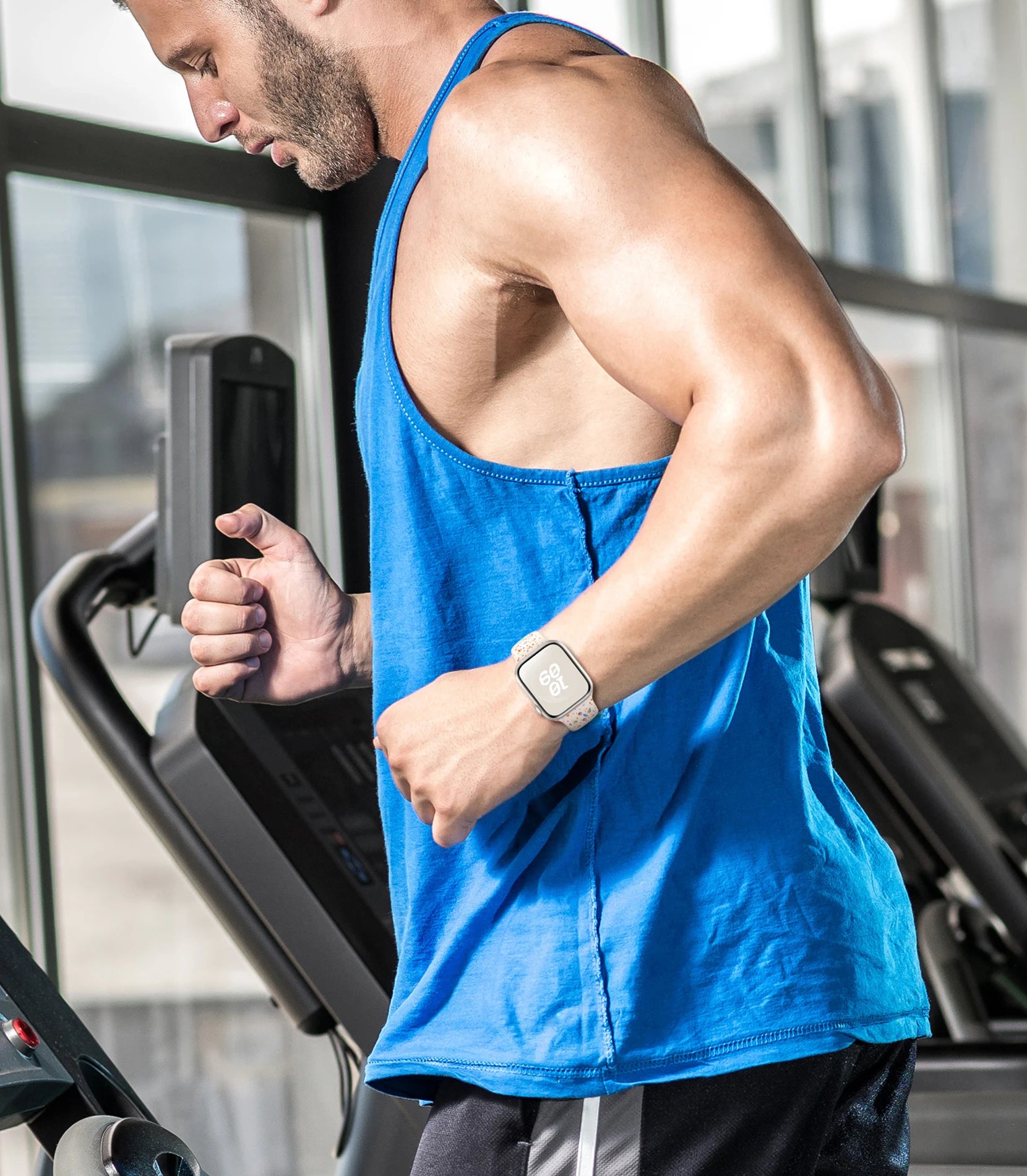 Silicone band for Apple Watch band 40mm 41mm 45mm 44mm 46mm 49mm 42mm Breathable band Apple Watch Series 11 10 9 8 SE 3 Ultra 2