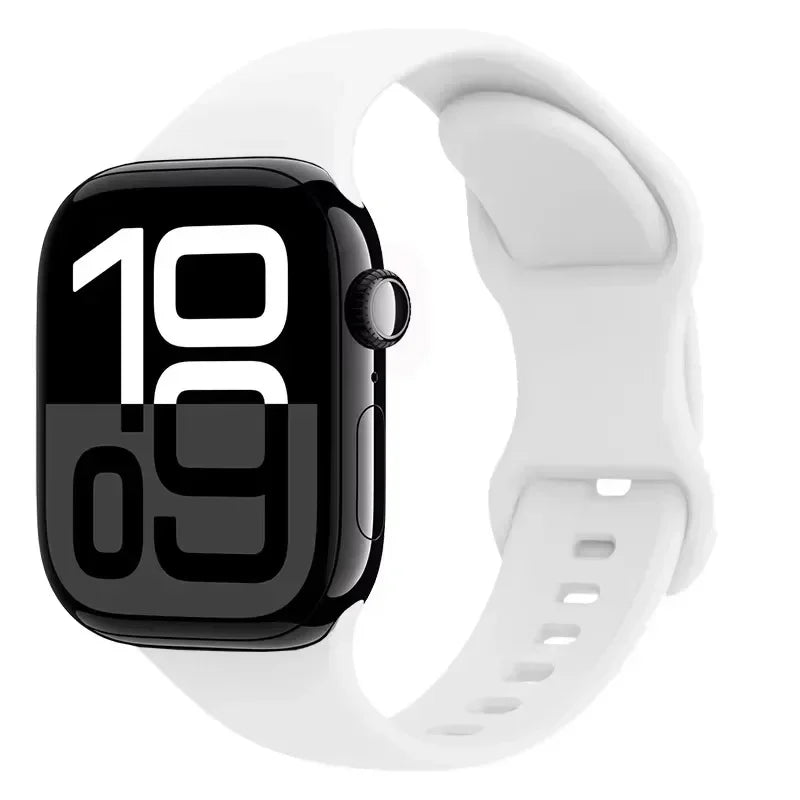 Silicone band For Apple Watch band 11 10 9 8 7 46mm 42mm 45mm 41mm band Wristband Apple Watch Ultra 3 49mm 6 5 4 SE 44mm 40mm Belt