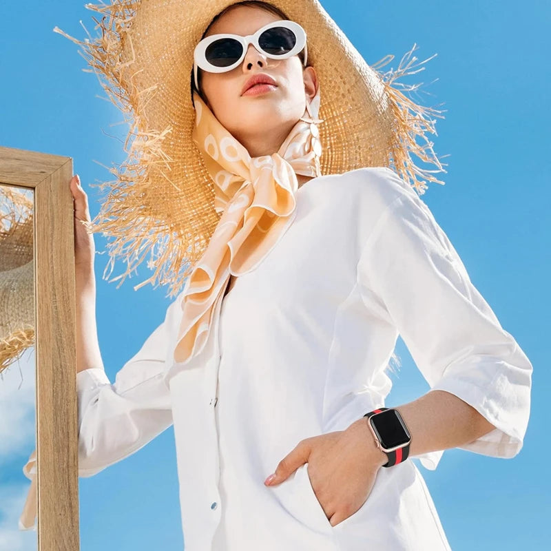 band for Apple Watch band 49mm 44mm 45mm 41mm 40mm 42mm 38mm Silicone Sport band Apple Watch serie 8 7 SE 6 5 4 3 2 1 Ultra 49mm