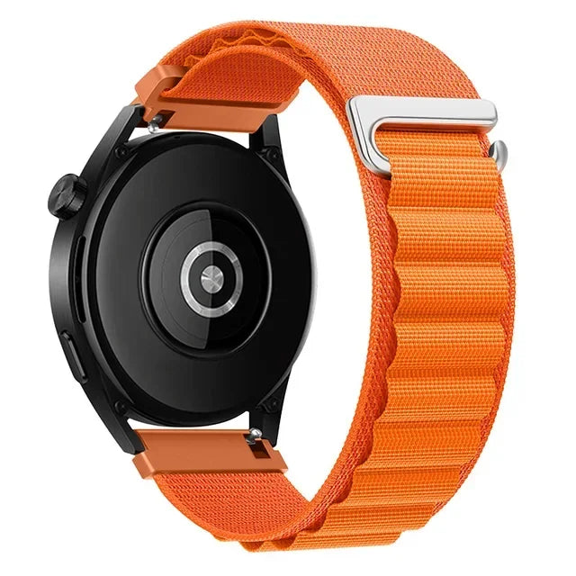 20mm 22mm Nylon Alpine Strap for Samsung Watch 7 6 5 Classic Bracelet Wristband for Huawei Watch 5/4/GT6-5 Pro 46mm Amazfit GTR