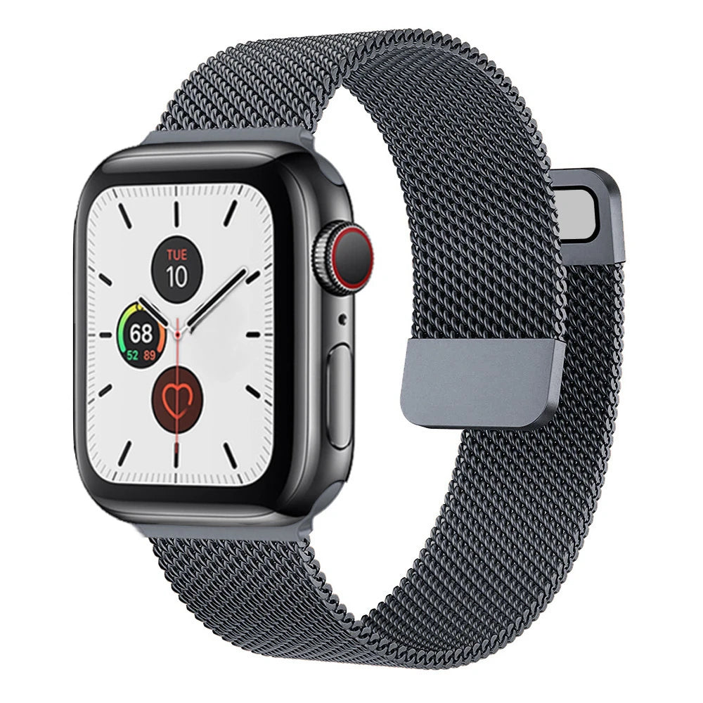 band For Apple Watch band 10 46mm 44mm 45mm 41mm 49mm 42mm 40mm 45mm Milanese Loop band Apple Watch Series 9 7 8 4 5 6 SE Ultra2