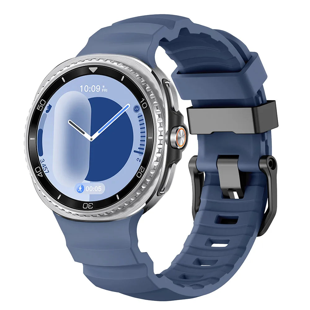 Trail Silicone Band for Samsung Galaxy Watch 8 Strap 44mm 40mm No Gaps Bracelet for Galaxy Watch 8 Classic 46mm Sport Wristband