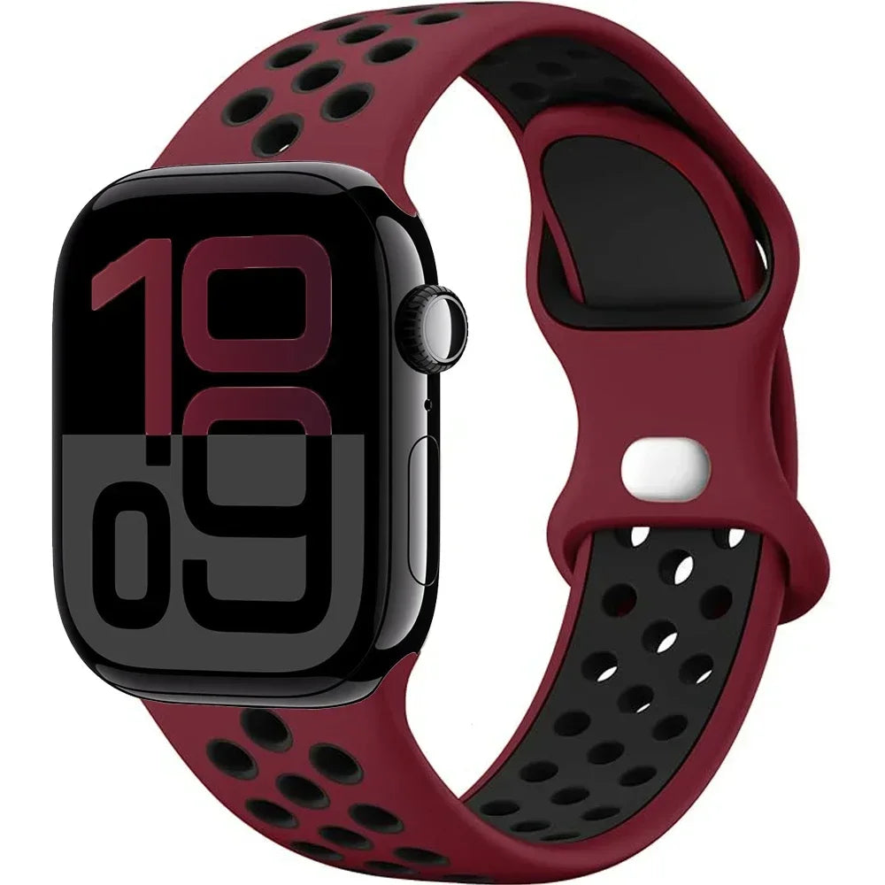 Flash Silicone band For Apple Watch 10 9 8 7 Ultra 2 49mm 46mm 45mm 42mm 41mm band Wristband Apple Watch 6 5 4 SE 44mm 40mm Belt