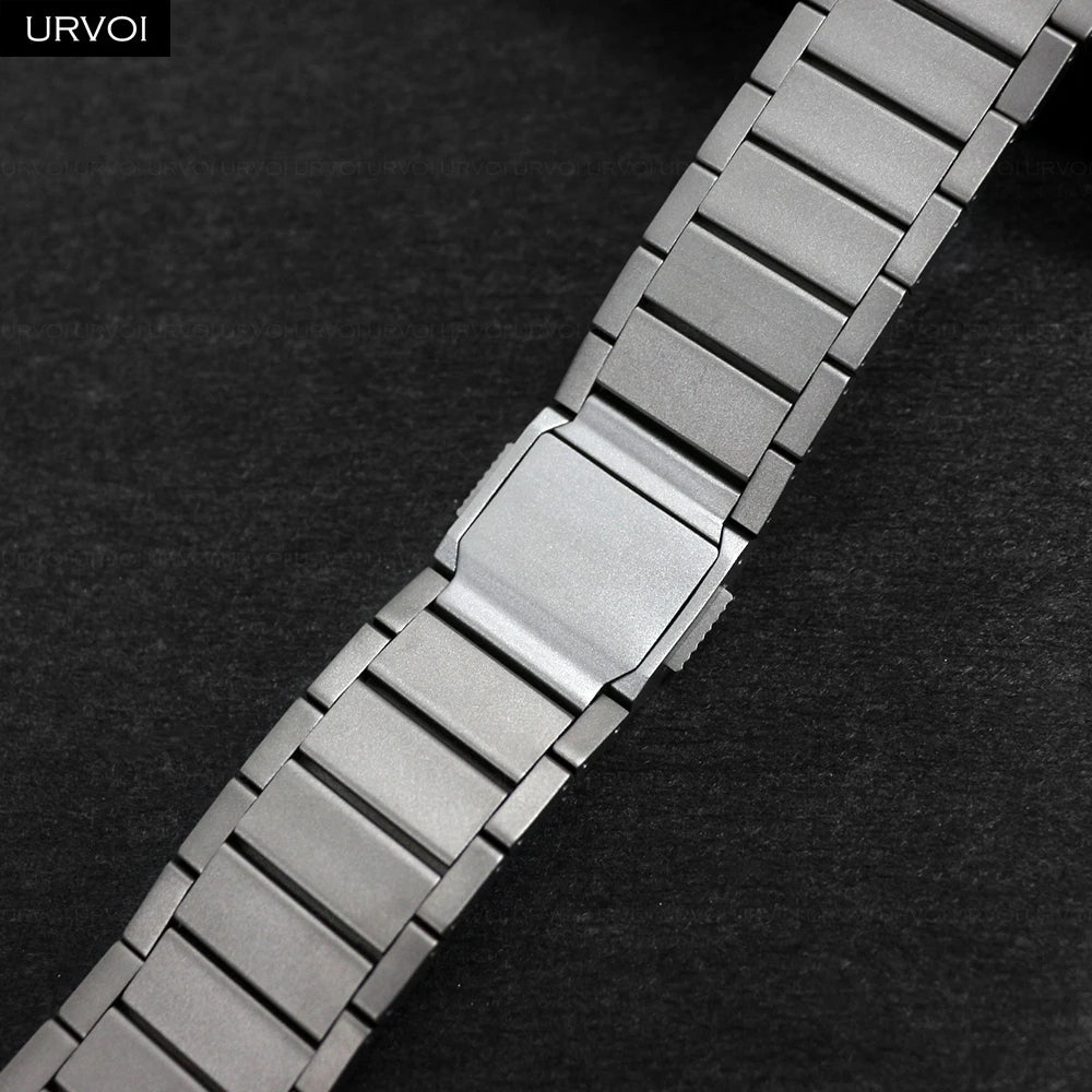 URVOI Titanium band for Apple Watch Ultra 3 2 Series 11 10 9 8 7 6 SE band for Apple Watch Magnet Closure accessories 46mm 49mm