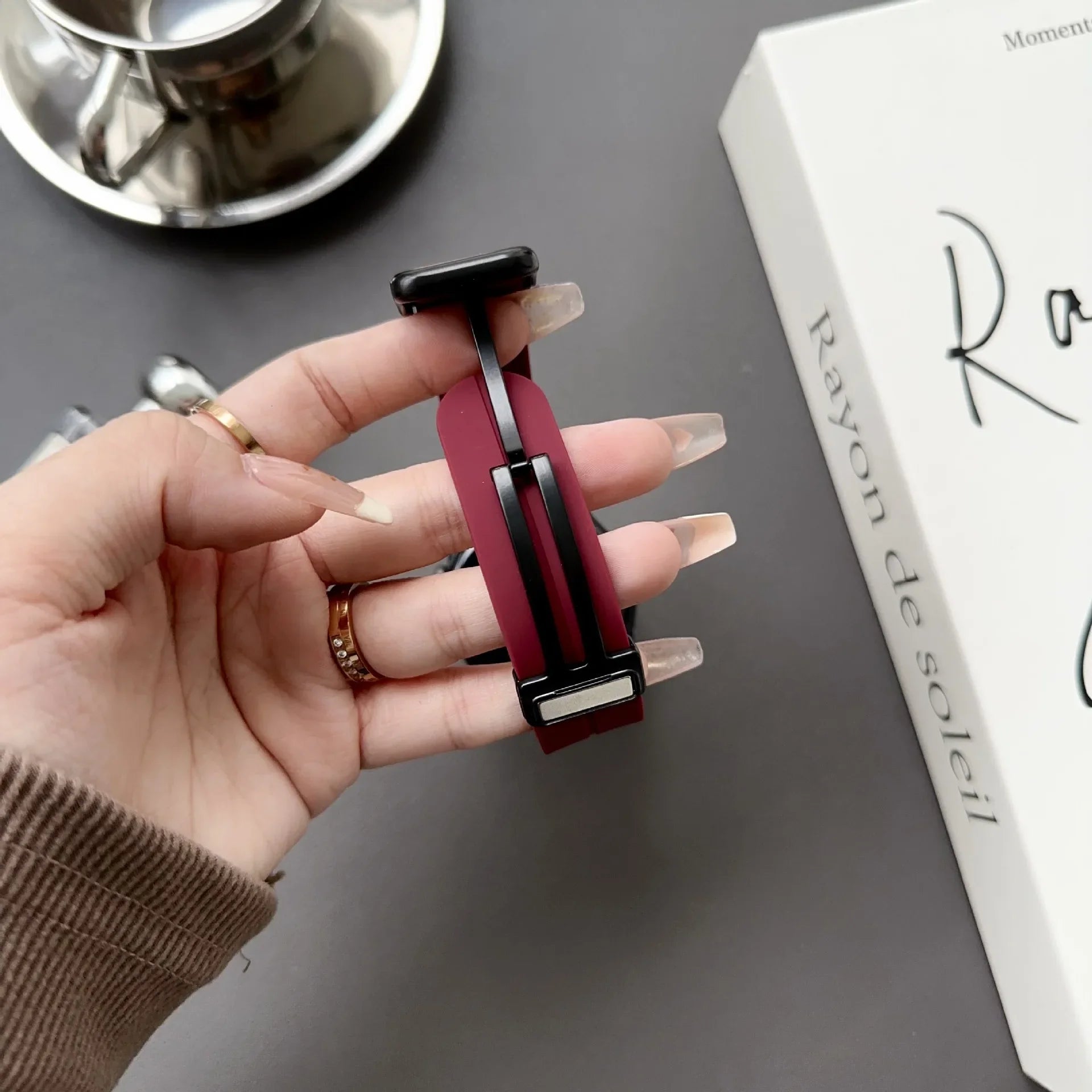 20mm 22mm Magnetic Strap for Samsung Galaxy Watch 6 5 4 5Pro 6 4 Classic 43 47mm Silicone Bracelet for Huawei Watch GT4 4Pro GT3