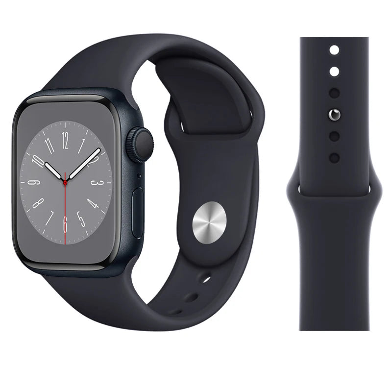 Silicone band For Apple Watch band 45mm 46mm 44mm 41mm 40mm 42mm Sport Correa band Apple Watch Series 11 10 SE 9 8 7 6 5 Ultra 3