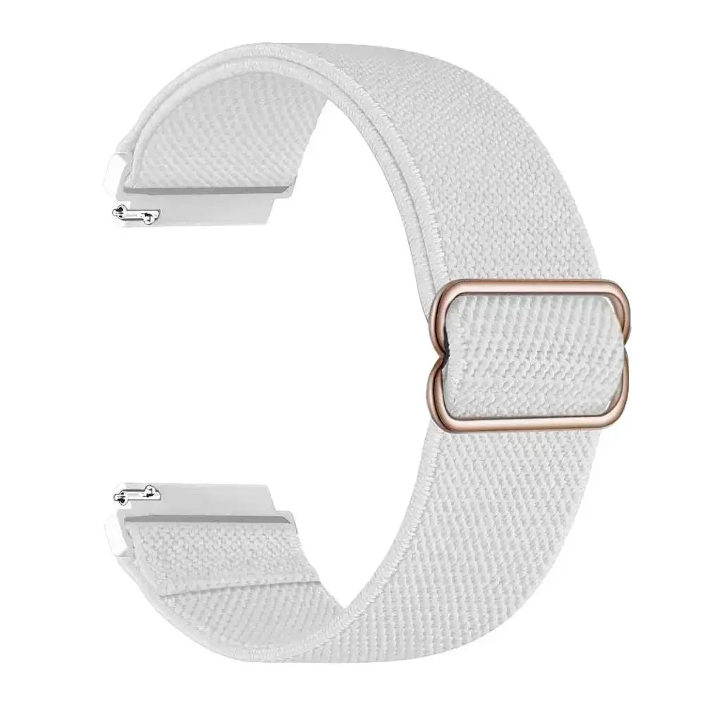 20mm 22mm Elastic Nylon Loop Strap for Samsung Galaxy Watch 4 5 6 7 40/44mm Pro Calssic 42/46mm Band Huawei Gt2/3 Amazfit Gts2/4