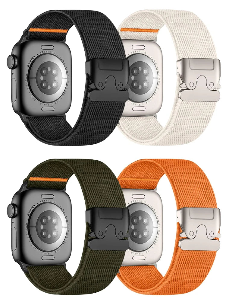 Sport band For Apple Watch band 46mm 42mm 49mm 44mm Apple Watch 45mm 41mm 40mm Parachute Nylon correa band Series 10 9 8 7 6 SE Ultra3