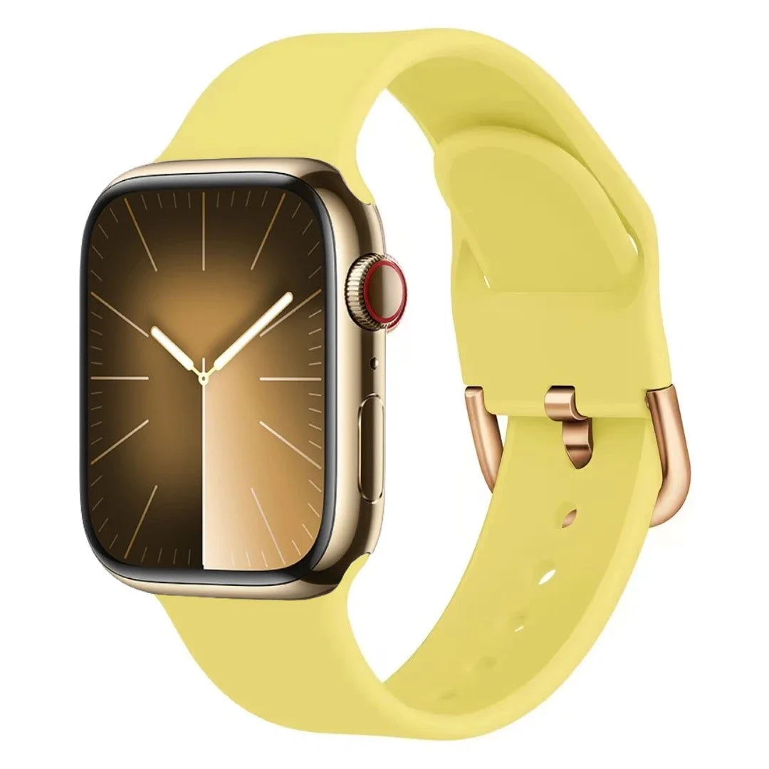 Silicone band For Apple Watch band 11 10 9 8 7 46mm 42mm 45mm 41mm Ultra 3 49mm sport band Apple Watch 6 5 4 SE 44mm 40mm Belt