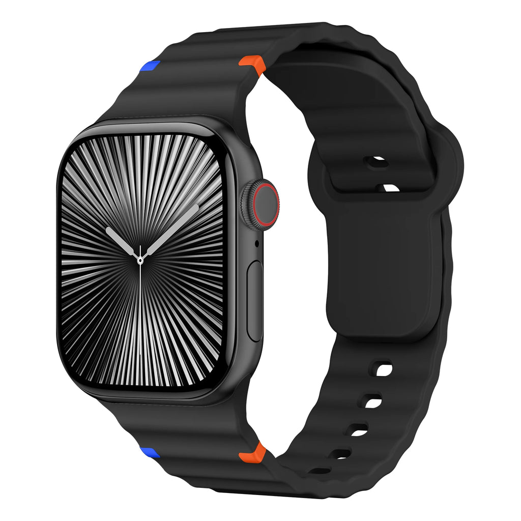 Sport Silicone band for Apple Watch band 44mm 40mm 49mm 45mm 46mm 42mm 38mm 41mm correa band Apple Watch Series 10 SE 9 Ultra 2