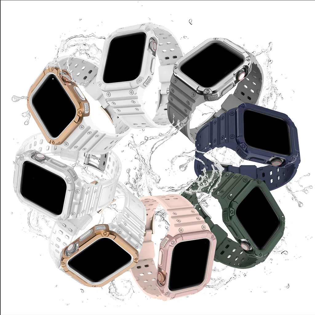 Band Case for Apple Watch 45mm nmm 49mm 44mm 41mm 40mm band TPU for Apple Watch Ultra 7 8 6 5 4 Wristband Sport band Accessories