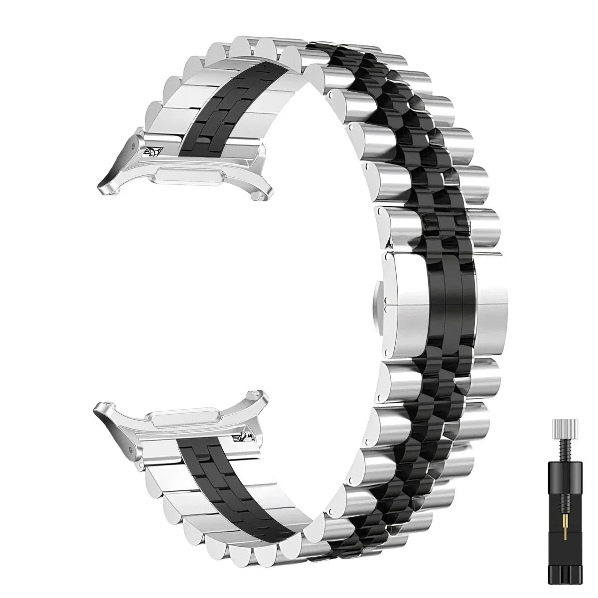 Metal Strap for Samsung Galaxy Watch 2025 Ultra 47mm Stainless Steel Adjustable Comfortable Band for Galaxy Watch 8-7 Ultra 47mm