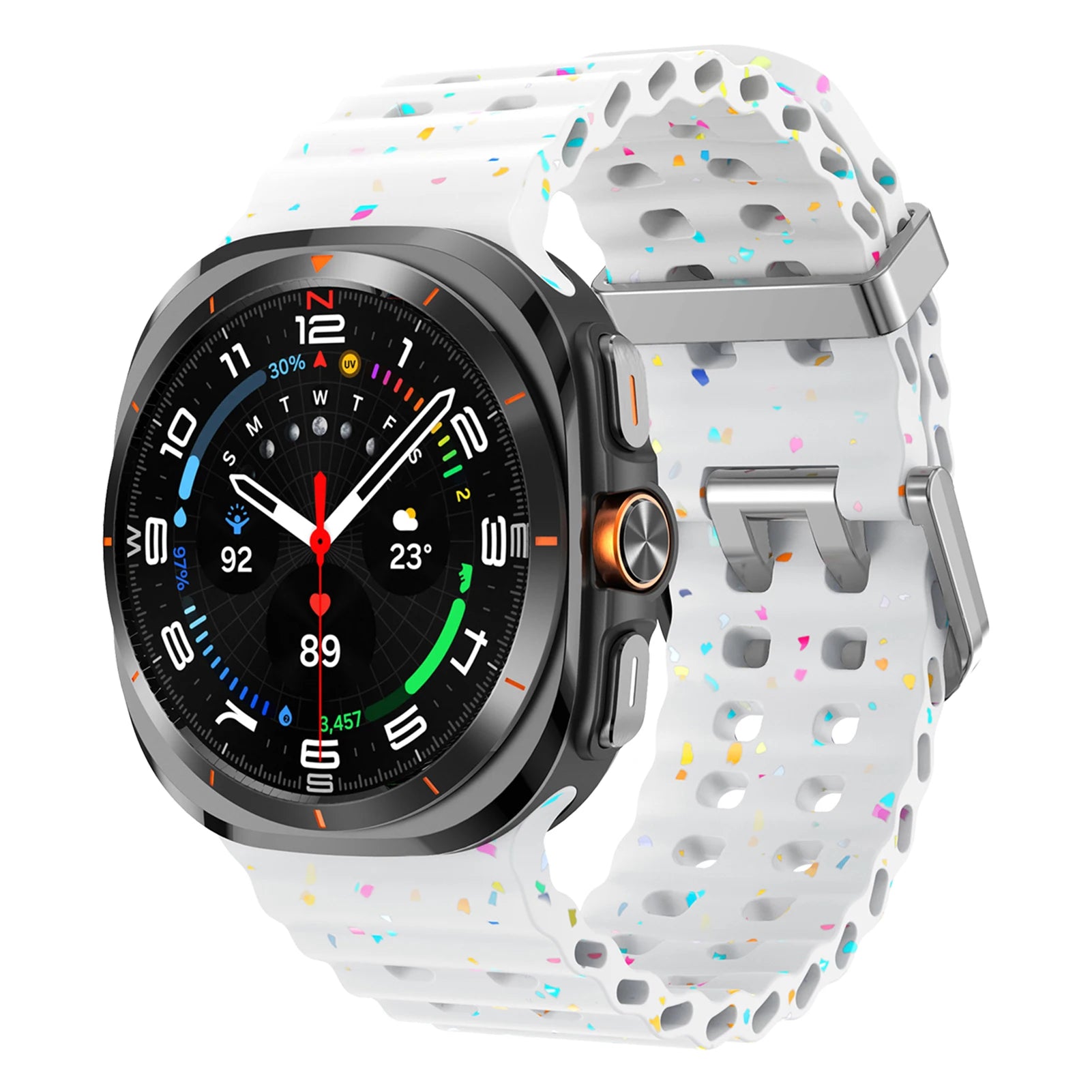 Luminous Strap for Samsung Galaxy Watch 7 Ultra 47mm Smart Watchband Silicone Bracelet for Galaxy Watch 7 Ultra Men Women Correa