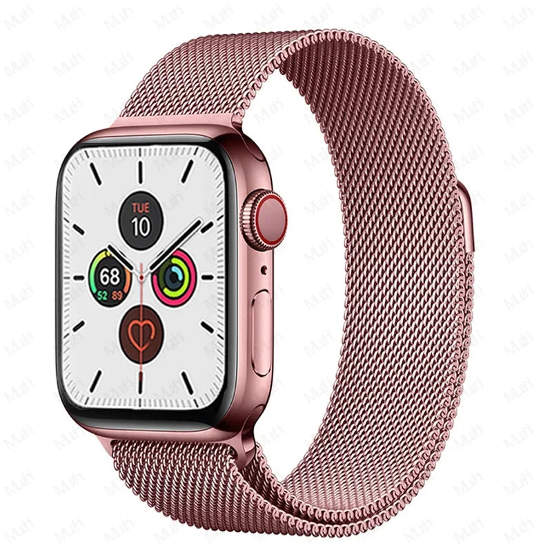 Milanese Loop for Apple Watch band 44mm 40mm 45mm 41mm 42mm 38mm 44mm band Ultra 2 49mm metal band Apple Watch Series 9 8 7 6 SE 5 4 3