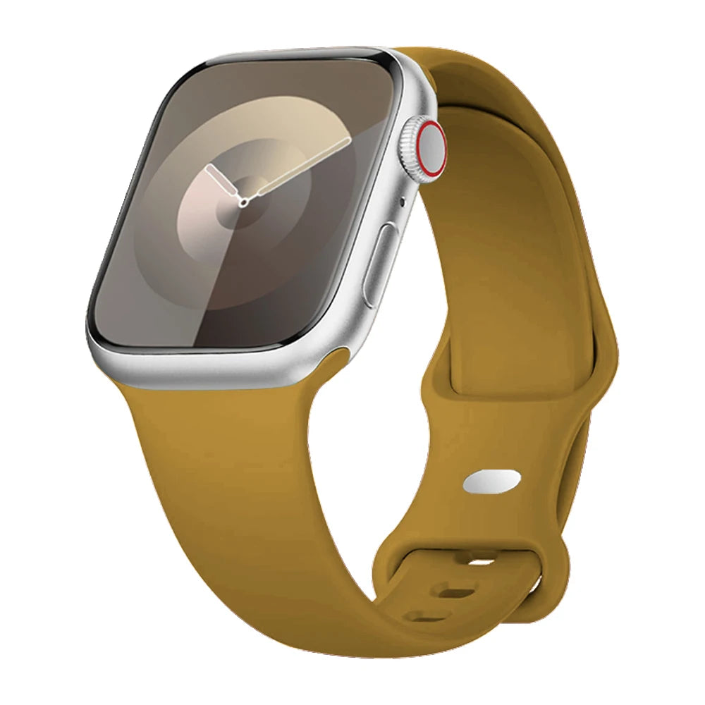 Silicone band For Apple Watch band 40mm 44mm 46mm 45mm 41mm 49mm 38mm 42mm Correa band Apple Watch Series 6 Ultra 2 7 8 9 SE 10 band