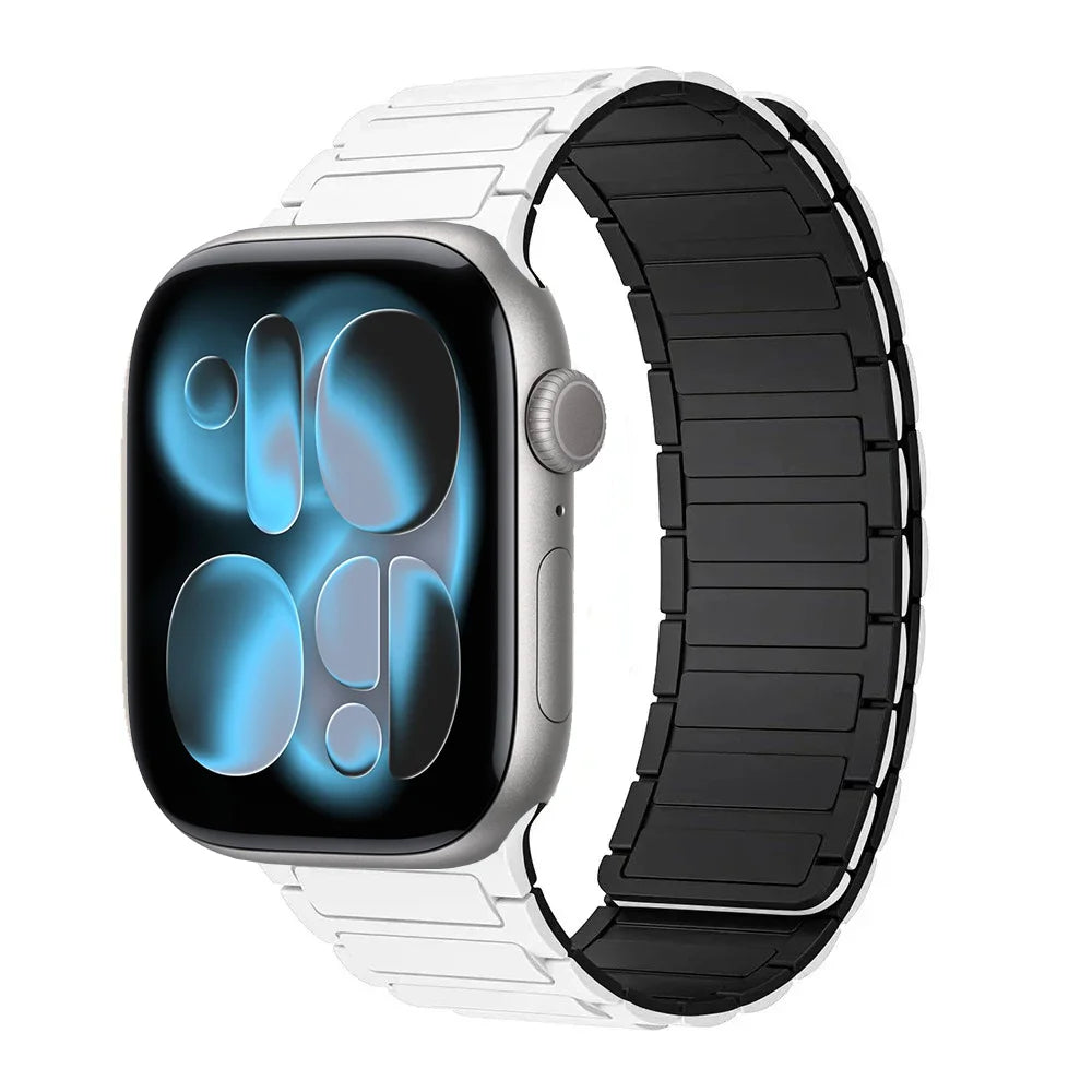 Magnetic Silicone band for Apple Watch band Ultra 3 2 1 49mm 11 10 46mm 42mm band Apple Watch 9 8 7 6 5 4 SE 45mm 41mm 44mm 40mm
