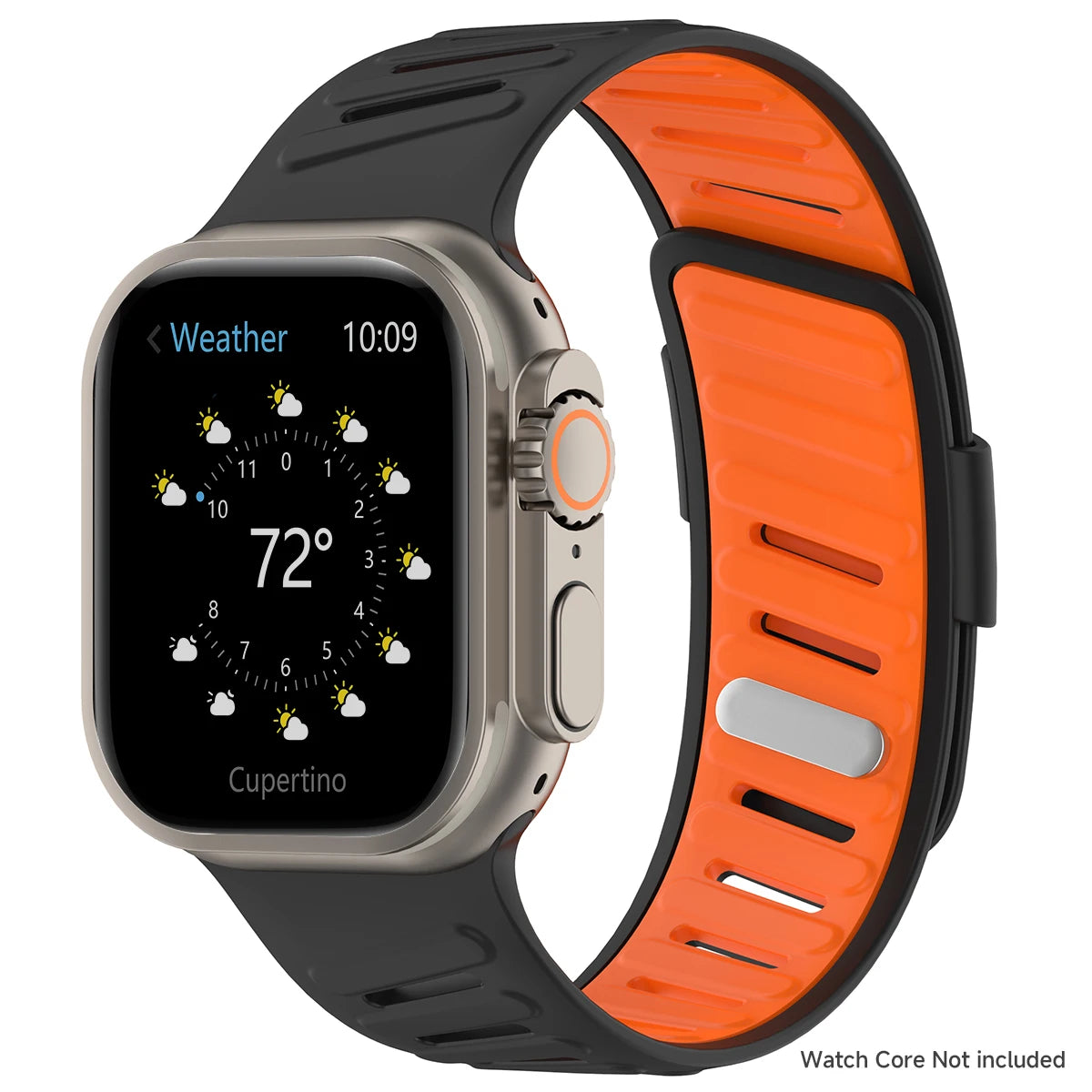 Silicone Sport band For Apple Watch Ultra 2 3 49mm band 42mm 44mm 45mm 46mm Slanted Buckle band for Apple Watch 11 10 9 8 7 6 5 4 SE 3