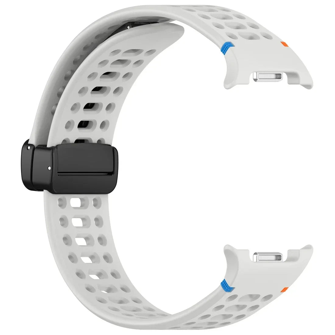 Air Hole Strap for Samsung Galaxy Watch 8 40mm 44mm Silicone Magnetic Buckle Wristband for Galaxy Watch 8 Classic Accessories