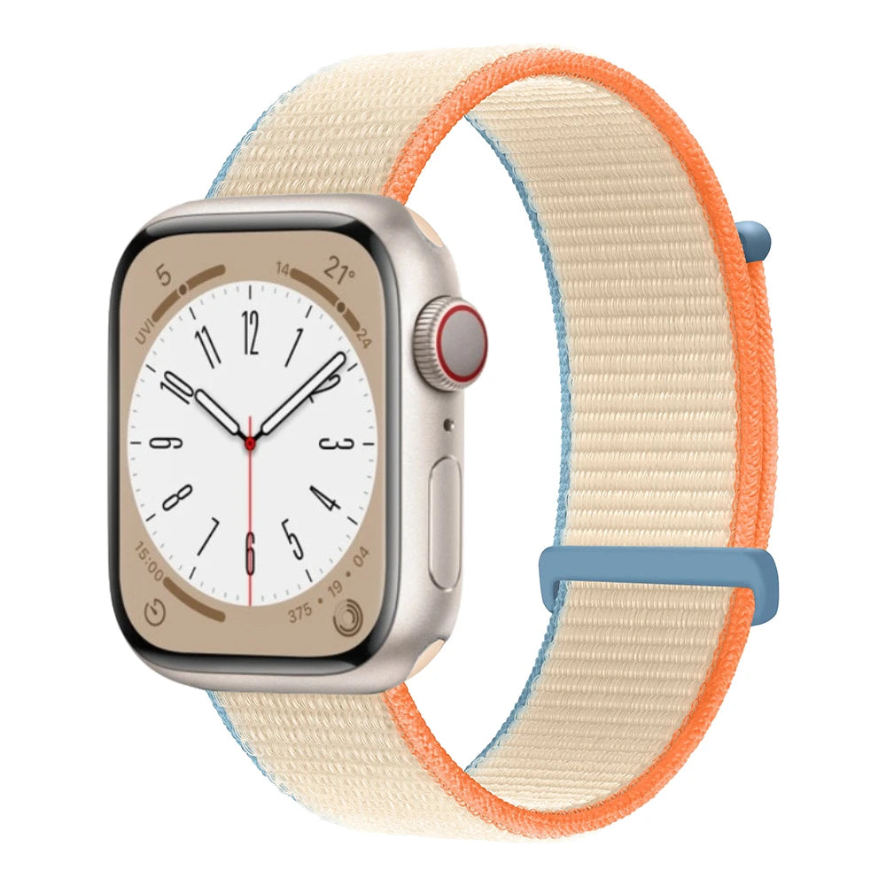 Nylon band for Apple Watch 11 10 46mm 42mm Ultra 3 2 49mm Breathable Replacement Wristband Apple Watch 9 8 7 6 5 SE3 45mm 41mm 44mm