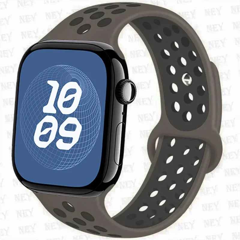 For Apple Watch 11 band S11 46mm 42mm 45mm 44mm 49mm 40mm 41mm Silicone band Sport band Apple Watch Series 10 8 7 6 5 9 SE Ultra3 2
