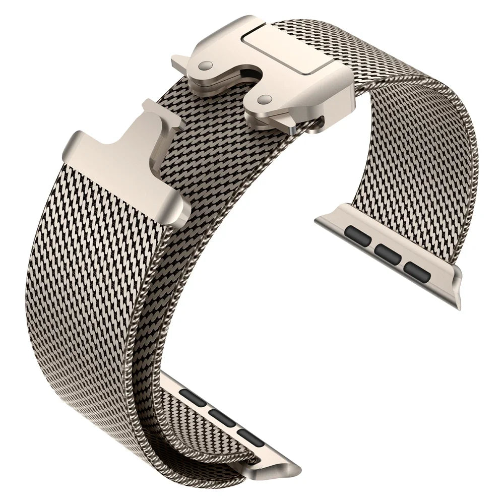 Titanium Milanese Loop For Apple Watch Ultra 2 49mm Series 10 9 8 7 6 5 4 SE 46mm 42mm 41mm 45mm 44mm 38mm 40mm band Accessories