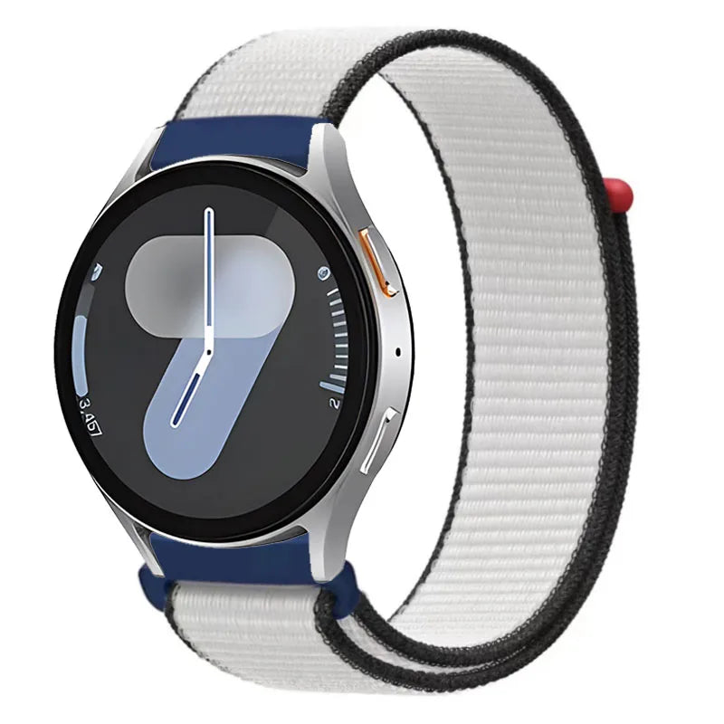 20mm 22mm Nylon Strap for Samsung Galaxy Watch 7/6/5/4 Huawei Watch 5/GT5/4/3 Pro 46mm Breathable Band for Garmin 970 965 955 55