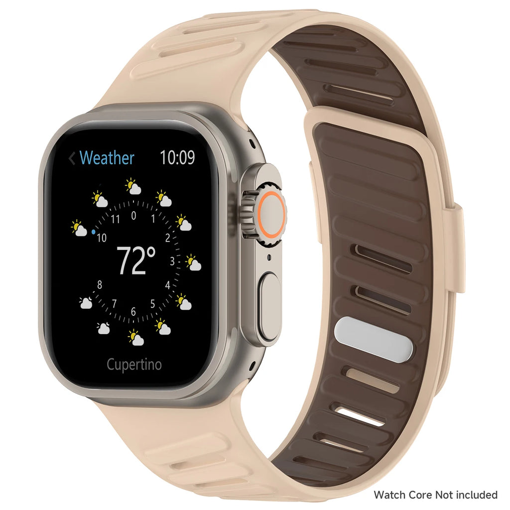 Silicone Sport band For Apple Watch Ultra 2 3 49mm band 42mm 44mm 45mm 46mm Slanted Buckle band for Apple Watch 11 10 9 8 7 6 5 4 SE 3