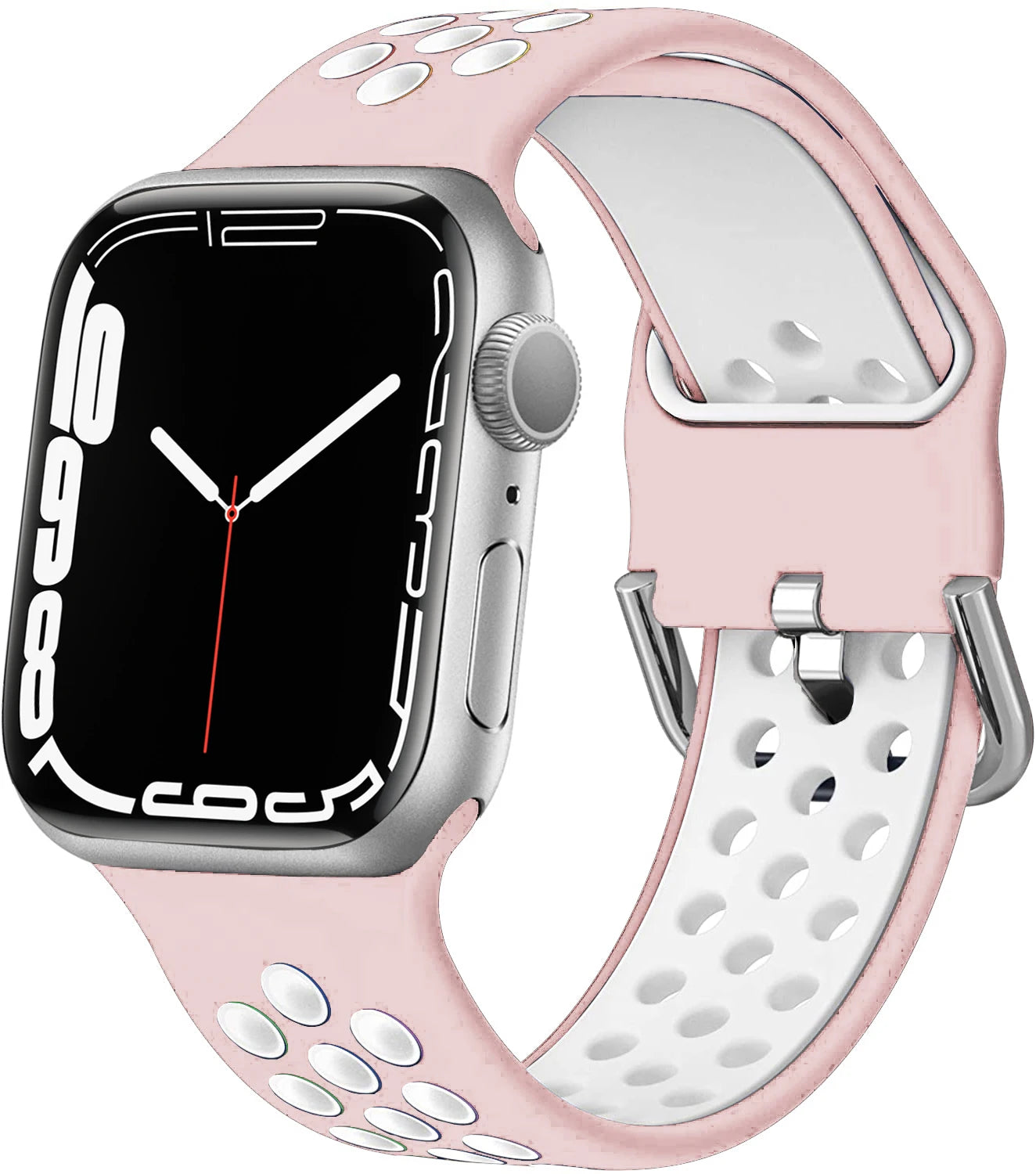 Silicone band For Apple Watch band 44mm 40mm 45mm 49mm 41mm 38mm 42mm 44mm band Apple Watch Ultra 2 Series 7 3 4 5 6 SE 8 Bands