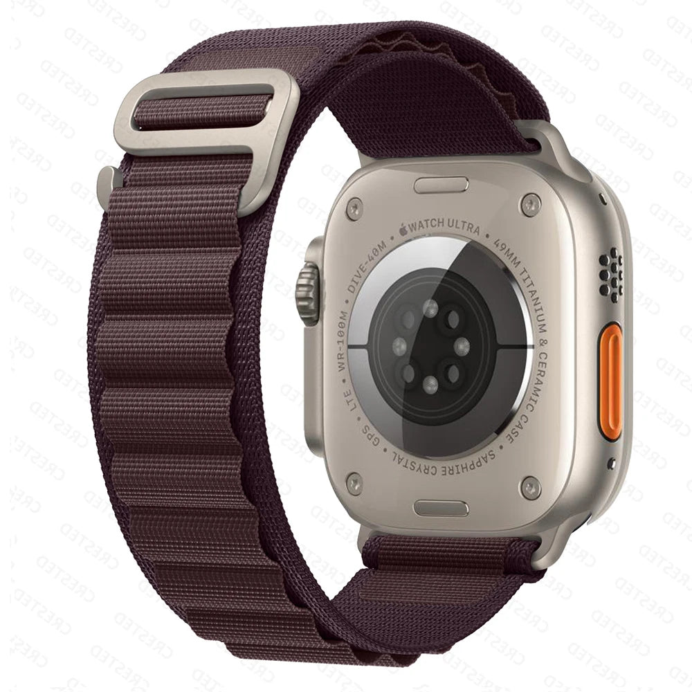 Alpine loop band for Apple Watch Ultra 2 band 49mm 44mm 40mm 41mm 45mm 42mm 46mm correa band Apple Watch Series 7 SE 3 8 9 10 11