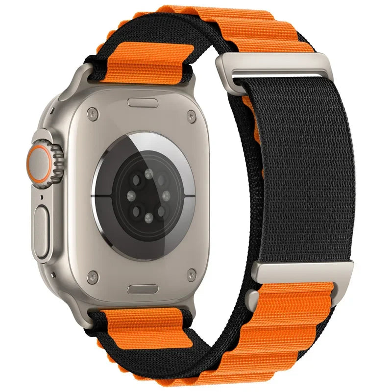 Alpine Loop band For Apple Watch Ultra band 49mm 46mm 45mm 44mm 41mm C Clasp Nylon Wristband For Apple Watch Series 10 42mm 9 8 7 6 5