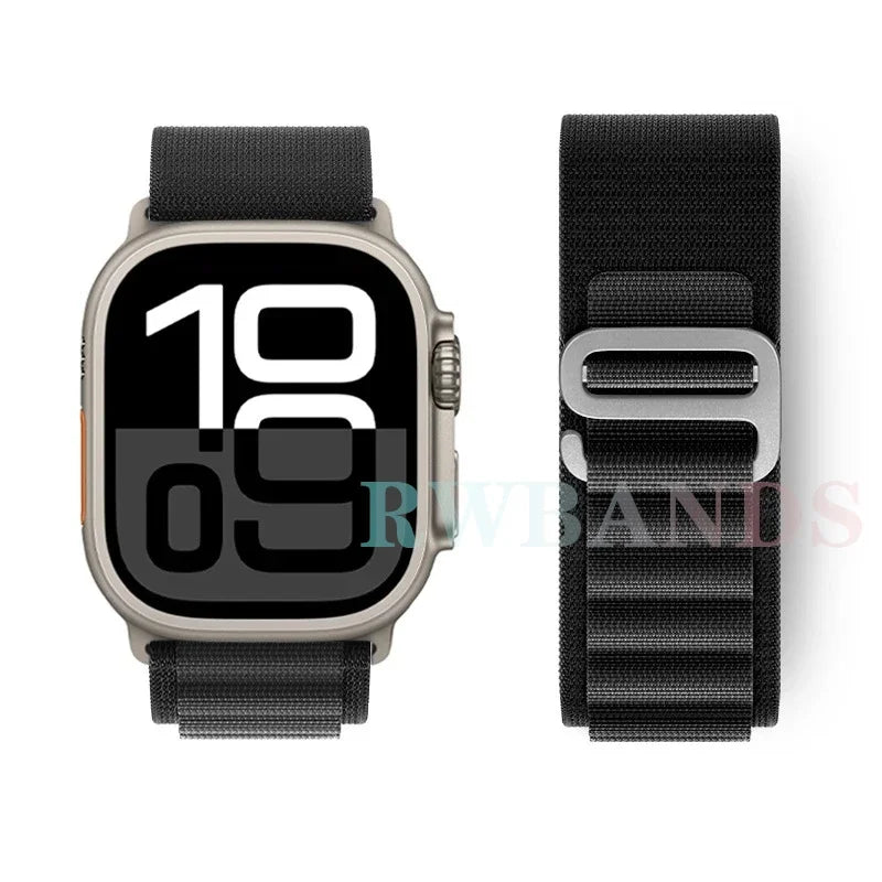 Alpine Loop band for Apple Watch Ultra 3 band 49mm 46mm 45mm 44mm 42mm 41mm 40mm Correa band Apple Watch Series 11 10 SE 9 8 7 6