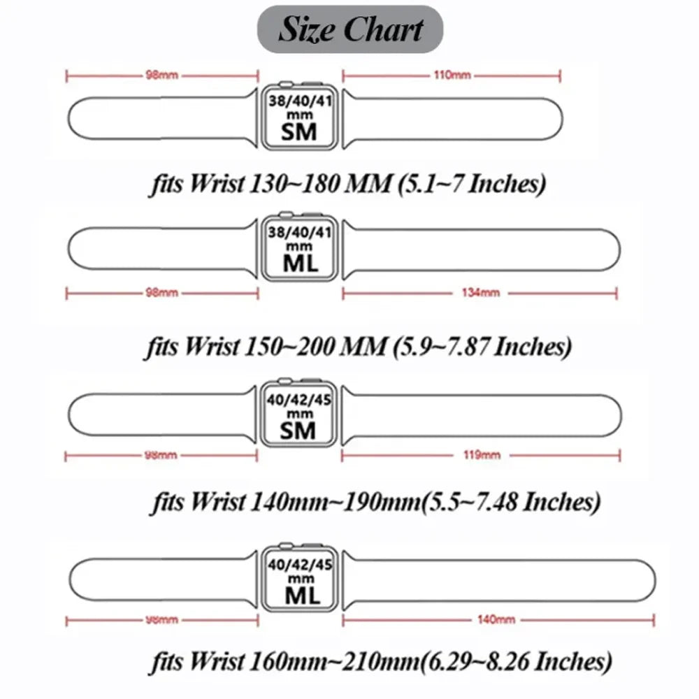 Official band For Apple Watch band Ultra 2 40mm 44mm 46mm 49mm 41mm 42mm 45mm Silicone band correa Apple Watch 11 10 9 8 7 6 SE3 band