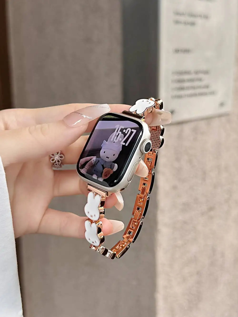 Nice band For Apple Watch band link women Series 11 8 7 6 10 9 40mm 41mm 38mm 42mm 44mm 45mm 46mm band