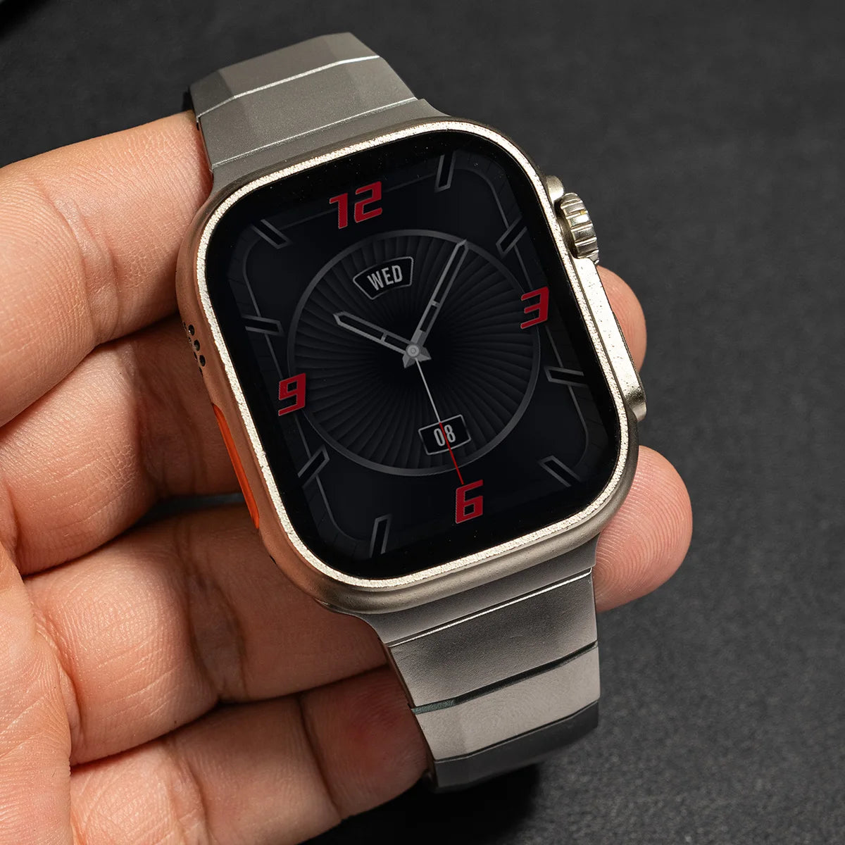 Stainless Steel band for Apple Watch Ultra 2 49mm 46mm 45mm 44mm 42mm 41mm 40mm 38mm Quick Fit band For Apple Watch 10 9 7 8 SE 6 5