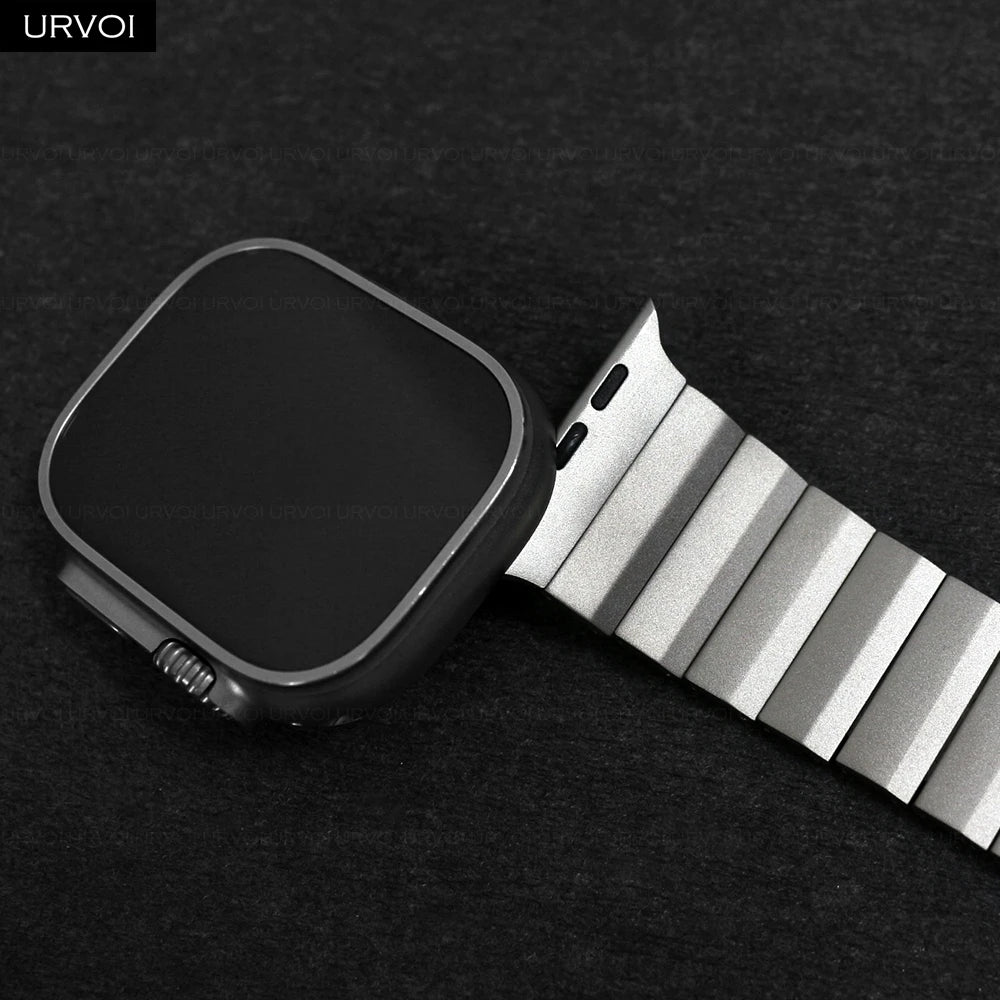 URVOI Titanium band for Apple Watch Ultra 3 2 Series 11 10 9 8 7 6 SE band for Apple Watch Magnet Closure accessories 46mm 49mm