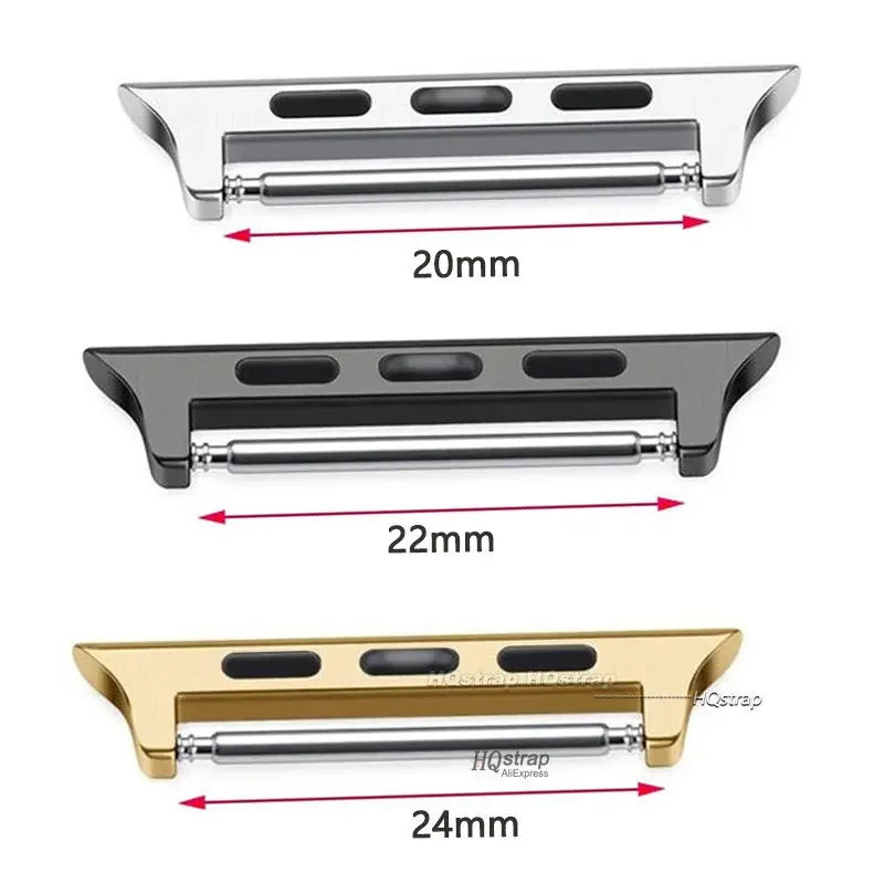 6 pces Connector for Apple Watch Ultra 2 49mm 44mm 45mm 42mm Stainless Steel Adapter for Apple Watch 9 8 7 6 5 4 SE 40mm 41mm 38mm